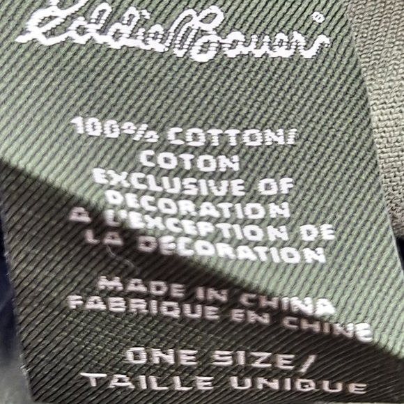 Eddie Bauer Camo Trucker Baseball Cap Adjustable Snap Back - Picture 7 of 7